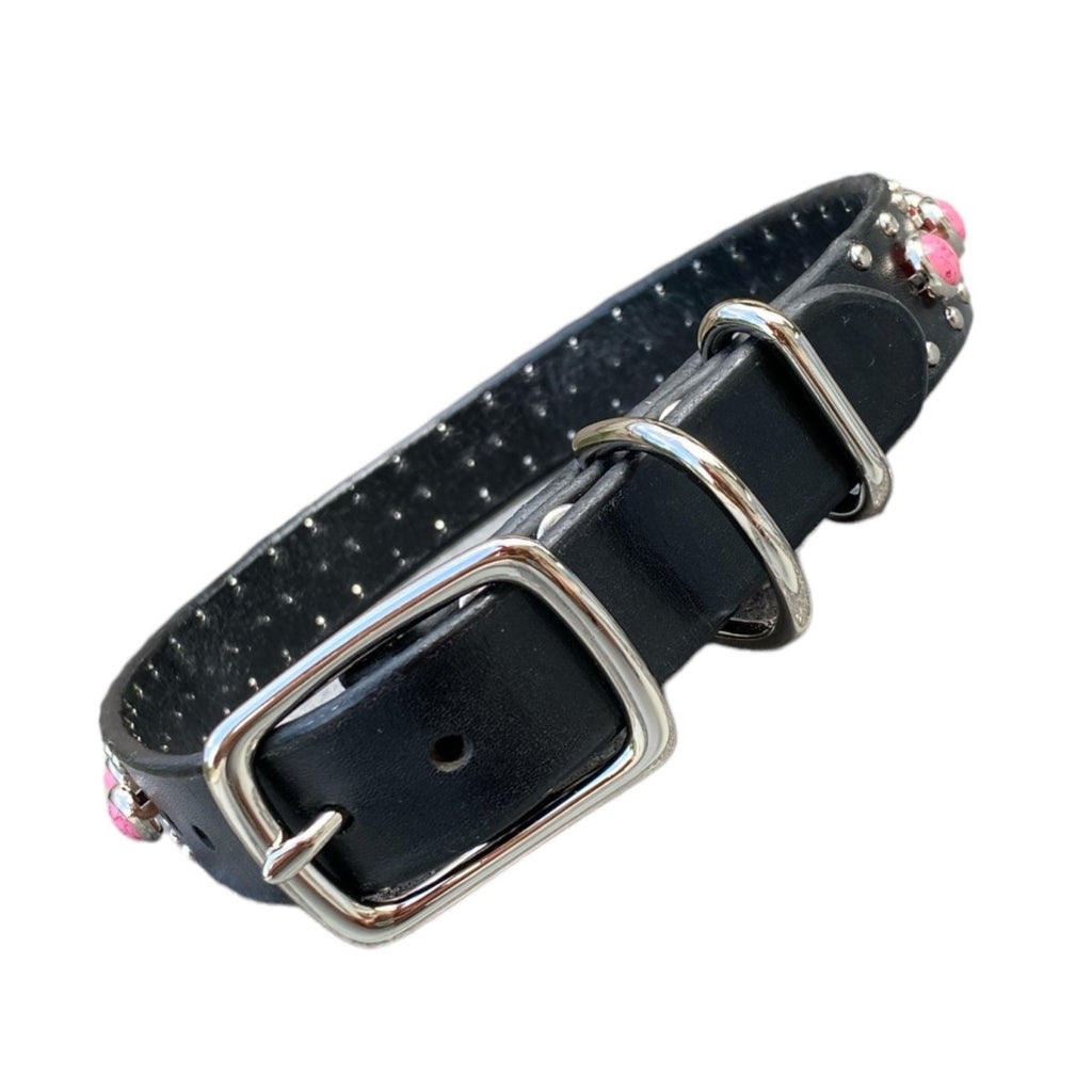 #leather - dog - collars# - #karma - collars#