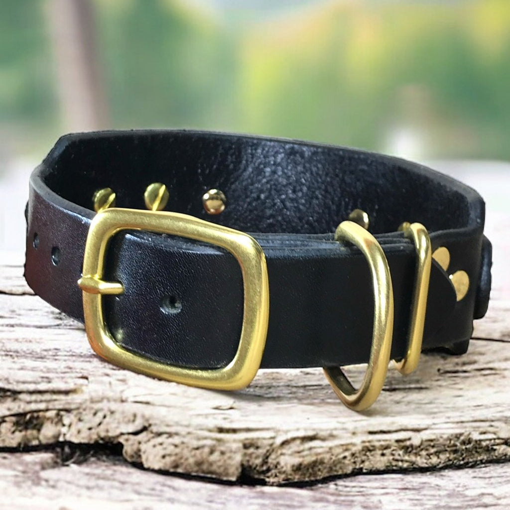 #leather-dog-collars# - #karma-collars#