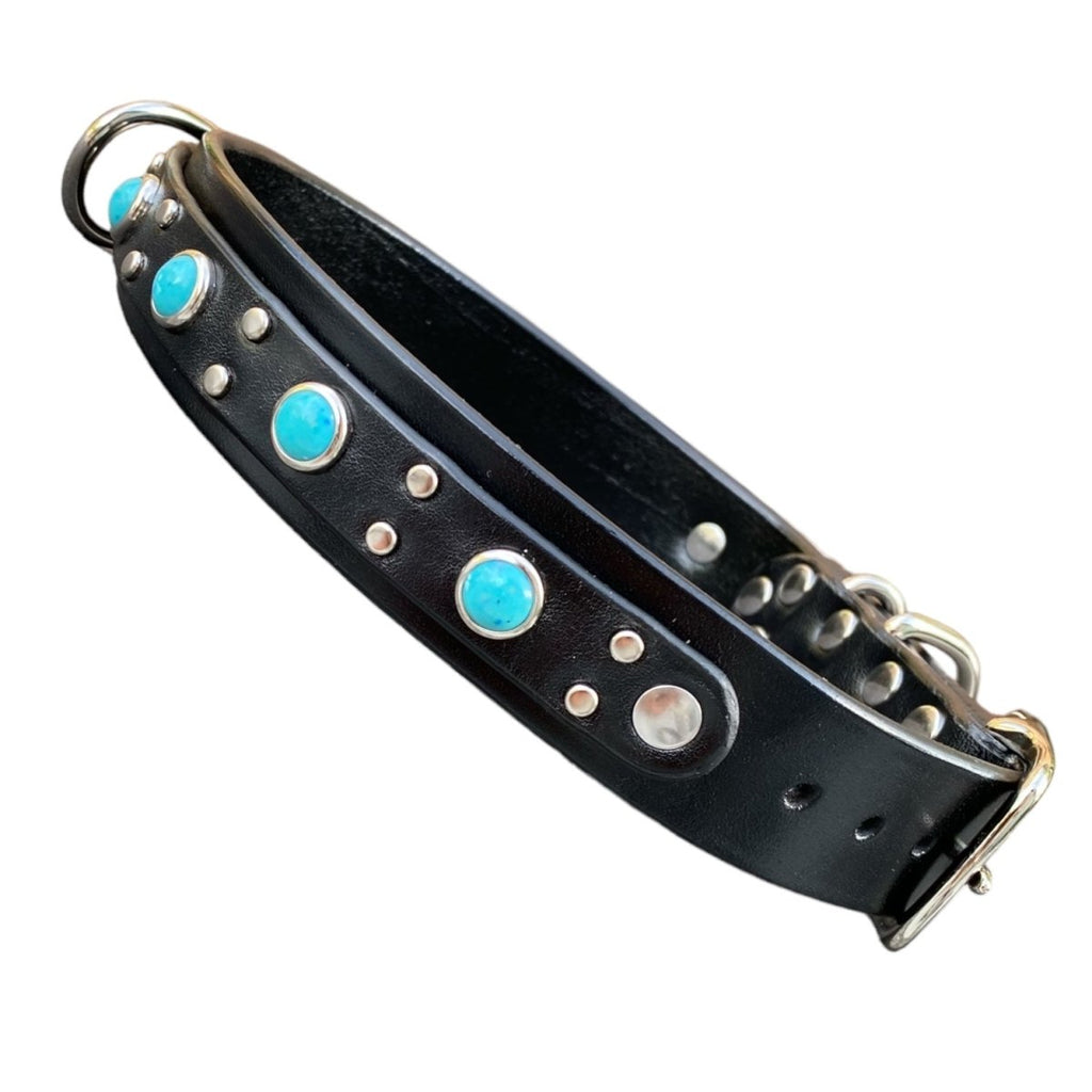 #leather - dog - collars# - #karma - collars#