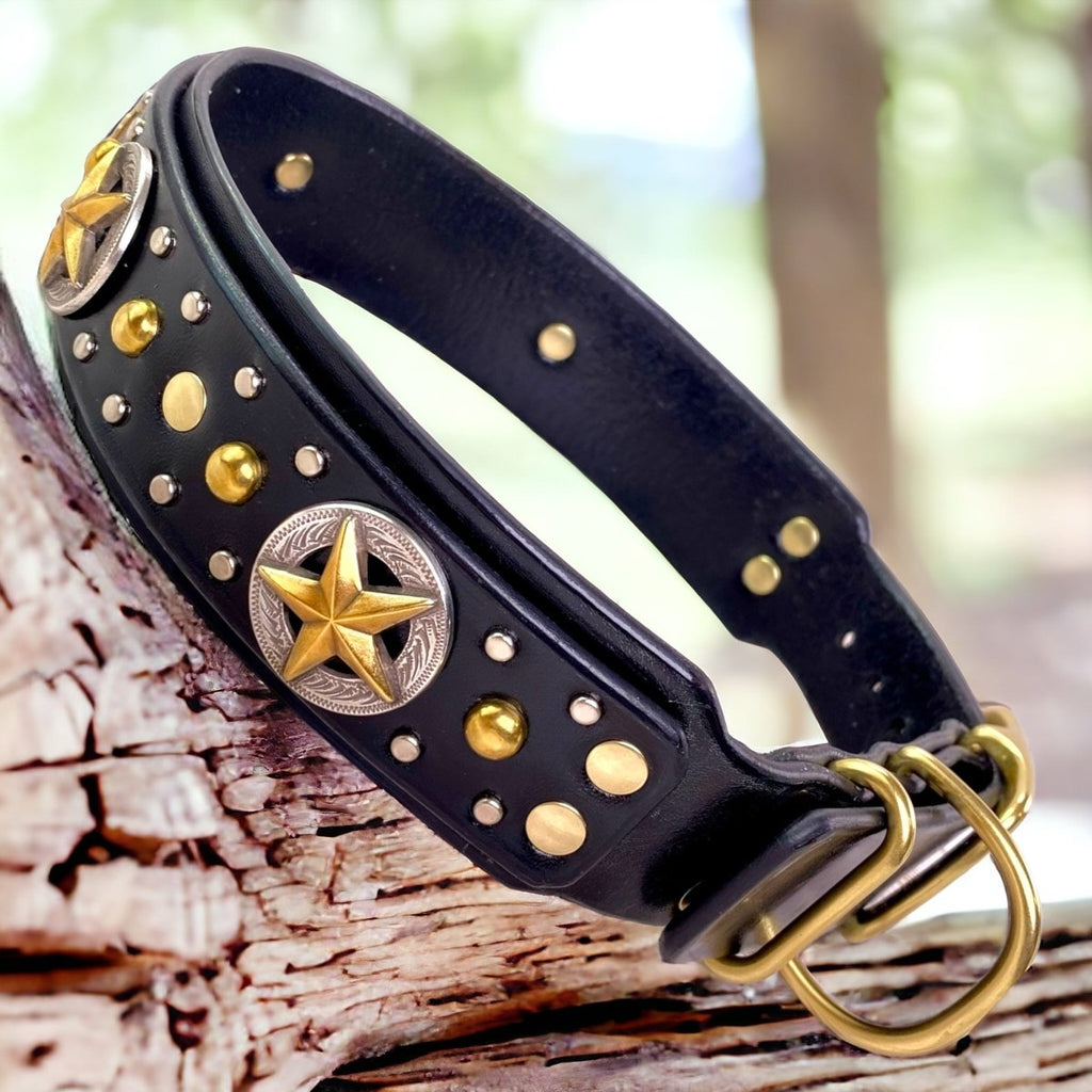 #leather-dog-collars# - #karma-collars#