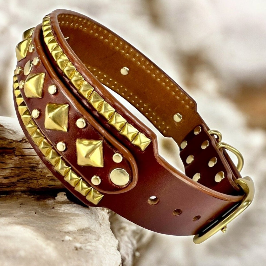 #leather-dog-collars# - #karma-collars#