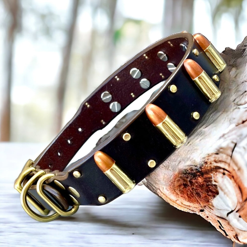 #leather-dog-collars# - #karma-collars#