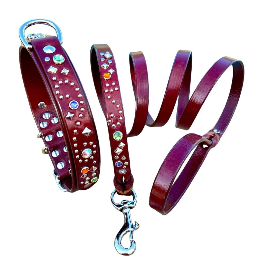 Purple bling dog collar best sale