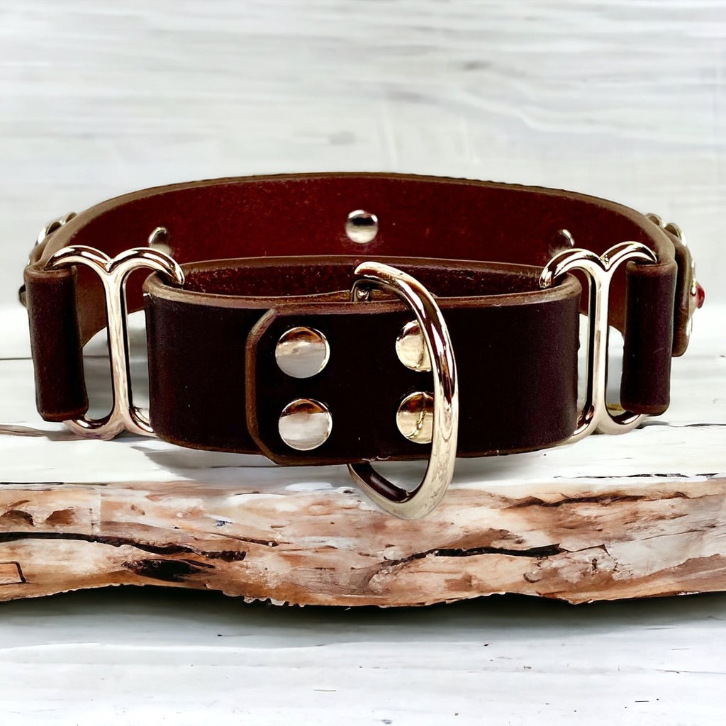 #leather-dog-collars# - #karma-collars#