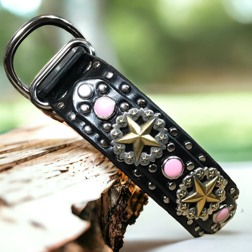 #leather - dog - collars# - #karma - collars#