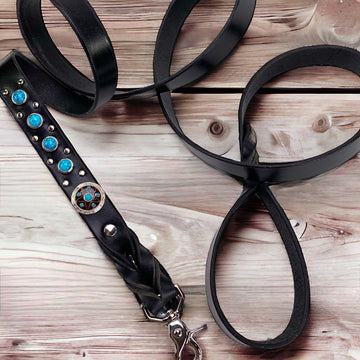 #leather-dog-collars# - #karma-collars#