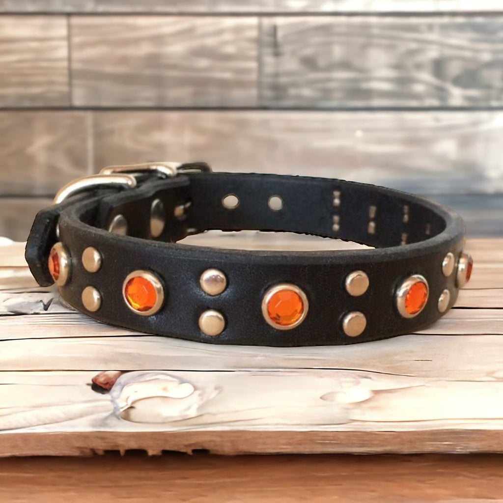 SHOP OUR CUSTOM DOG COLLARS/USA MADE – Karma Collars: Leather Dog Collars