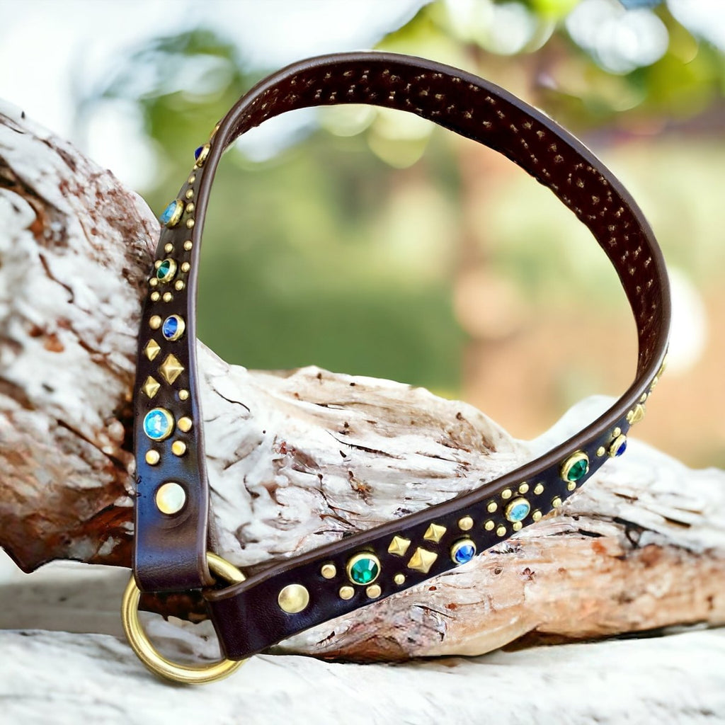 #leather-dog-collars# - #karma-collars#