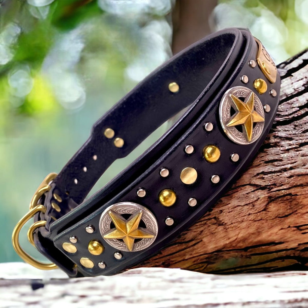 #leather-dog-collars# - #karma-collars#