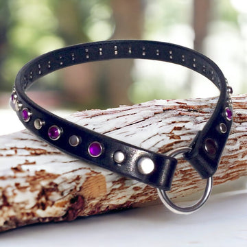 #leather-dog-collars# - #karma-collars#