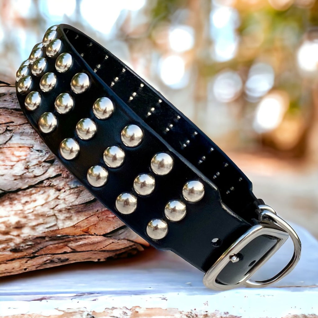 #leather-dog-collars# - #karma-collars#