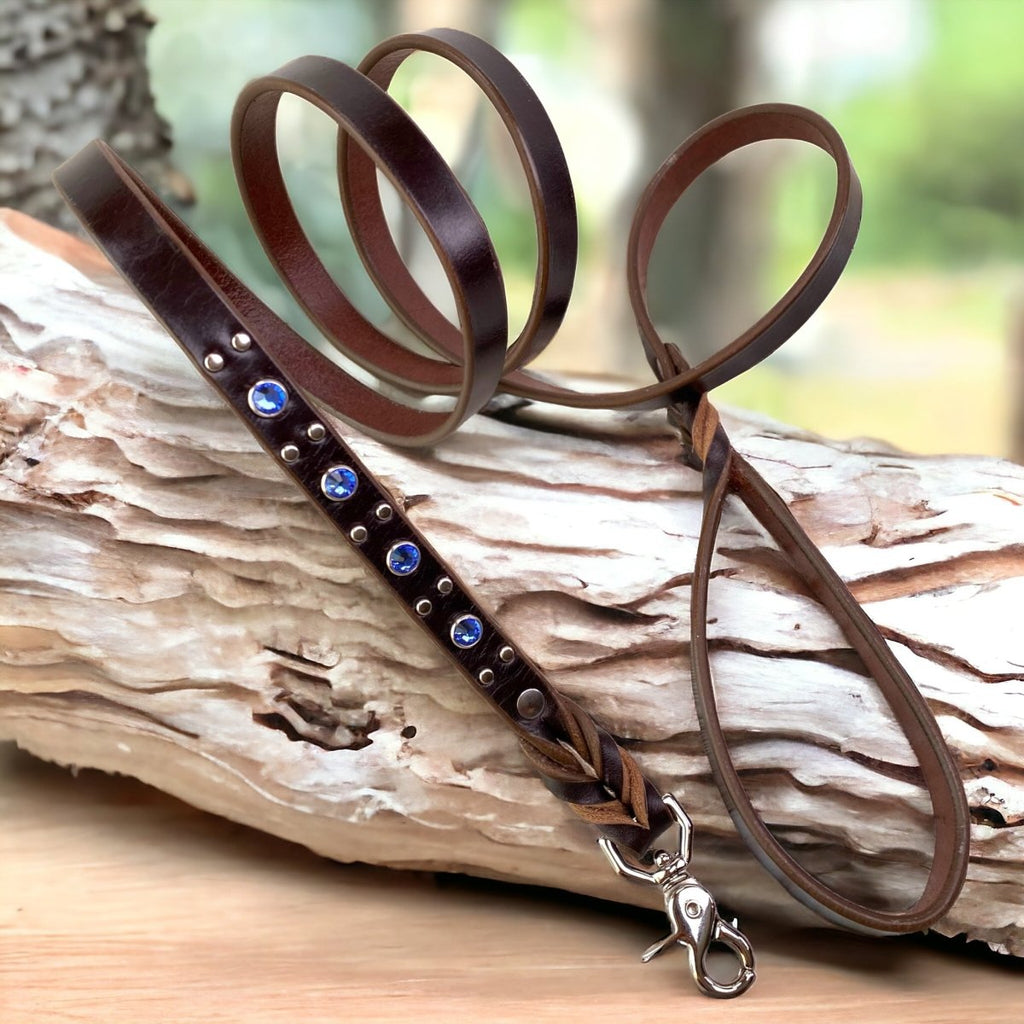 #leather-dog-collars# - #karma-collars#