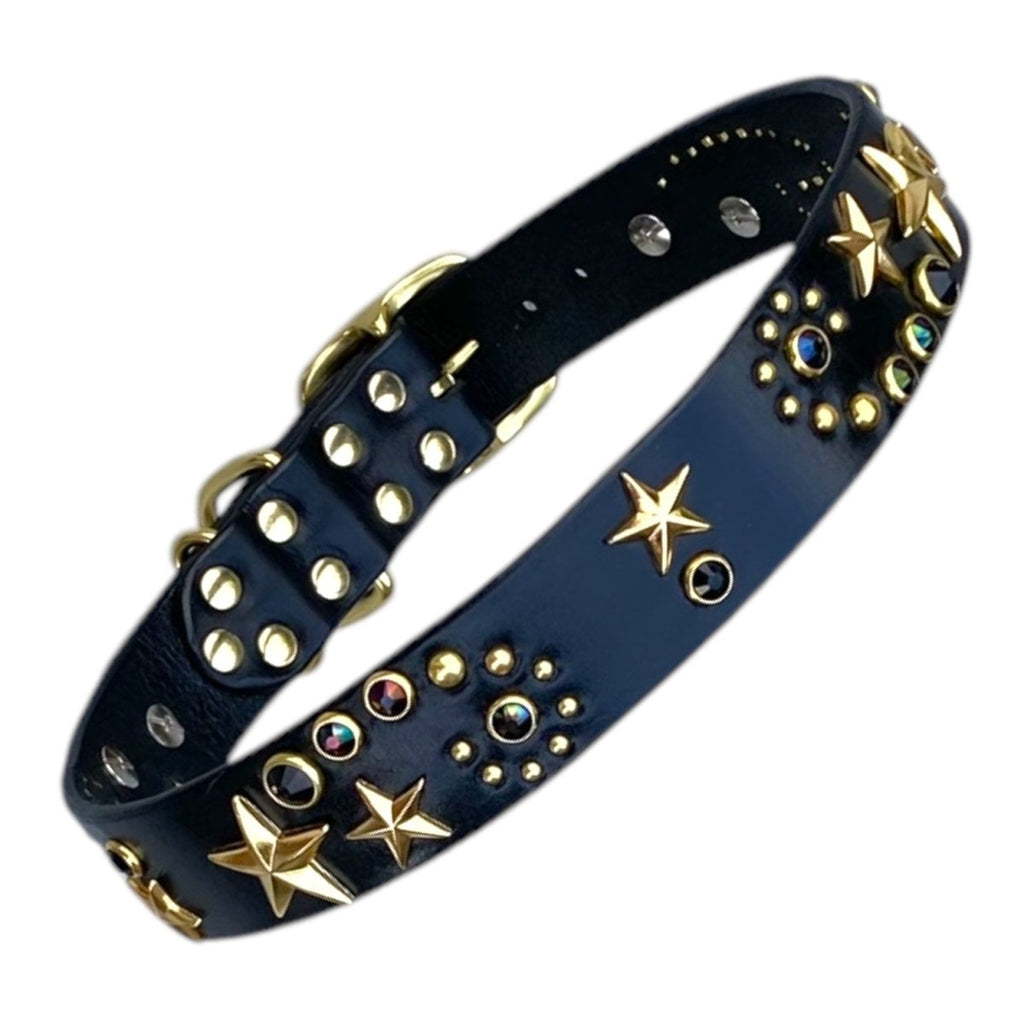 #leather - dog - collars# - #karma - collars#