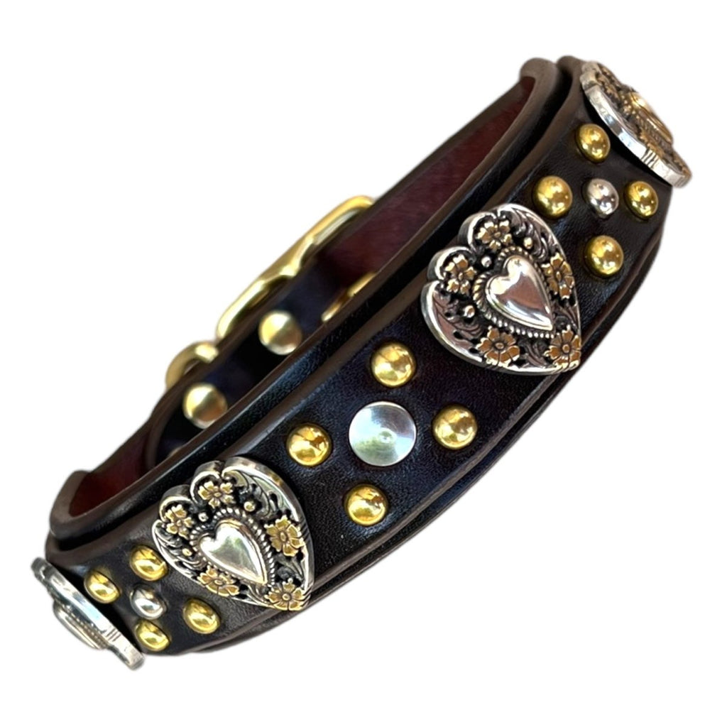 #leather - dog - collars# - #karma - collars#