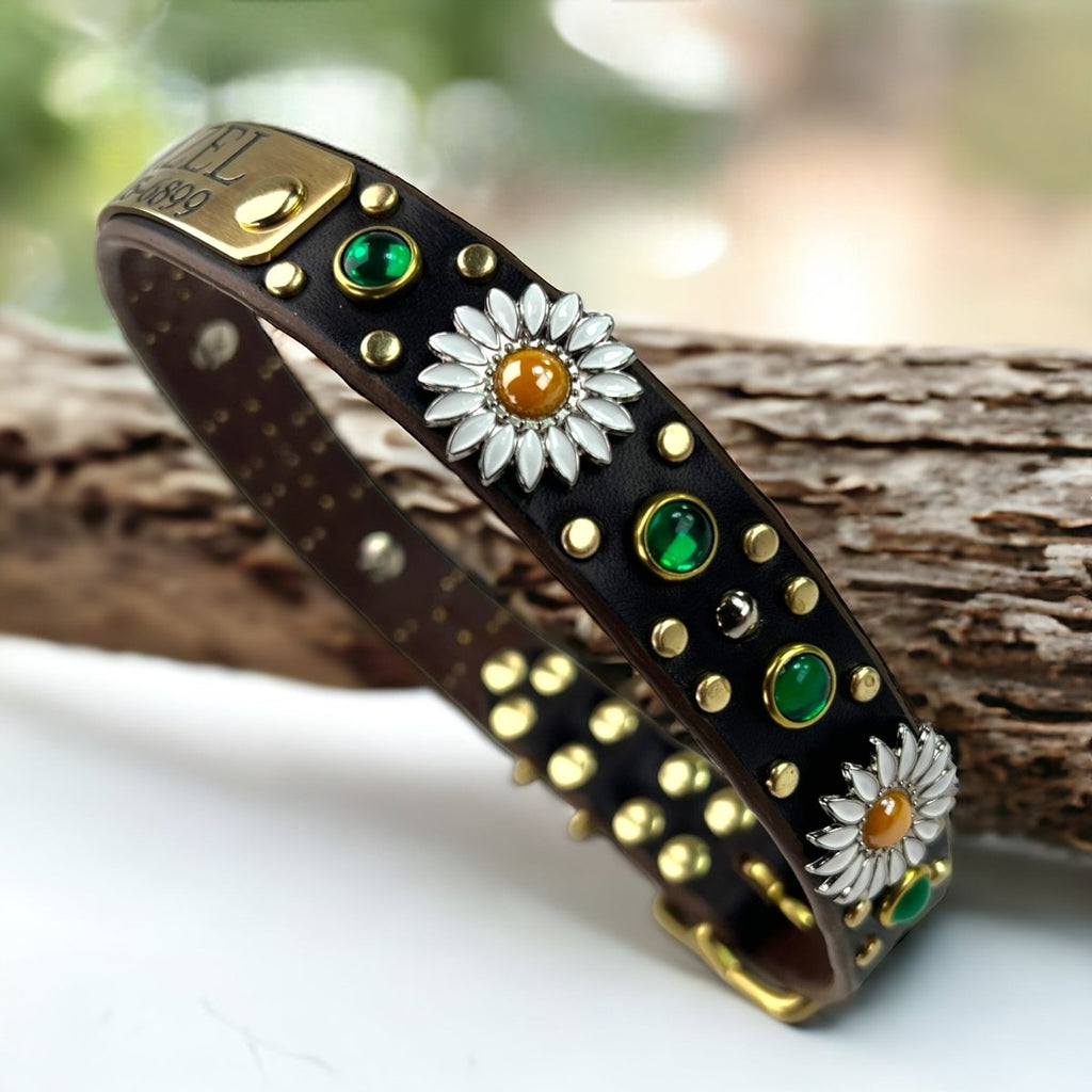 #leather-dog-collars# - #karma-collars#