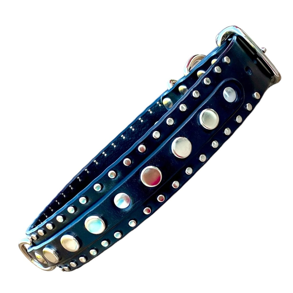 #leather - dog - collars# - #karma - collars#