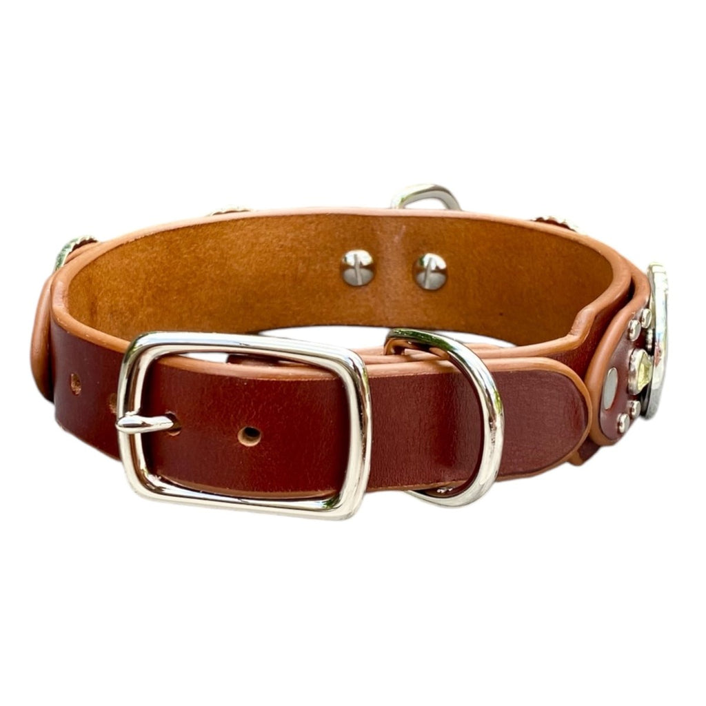 #leather - dog - collars# - #karma - collars#