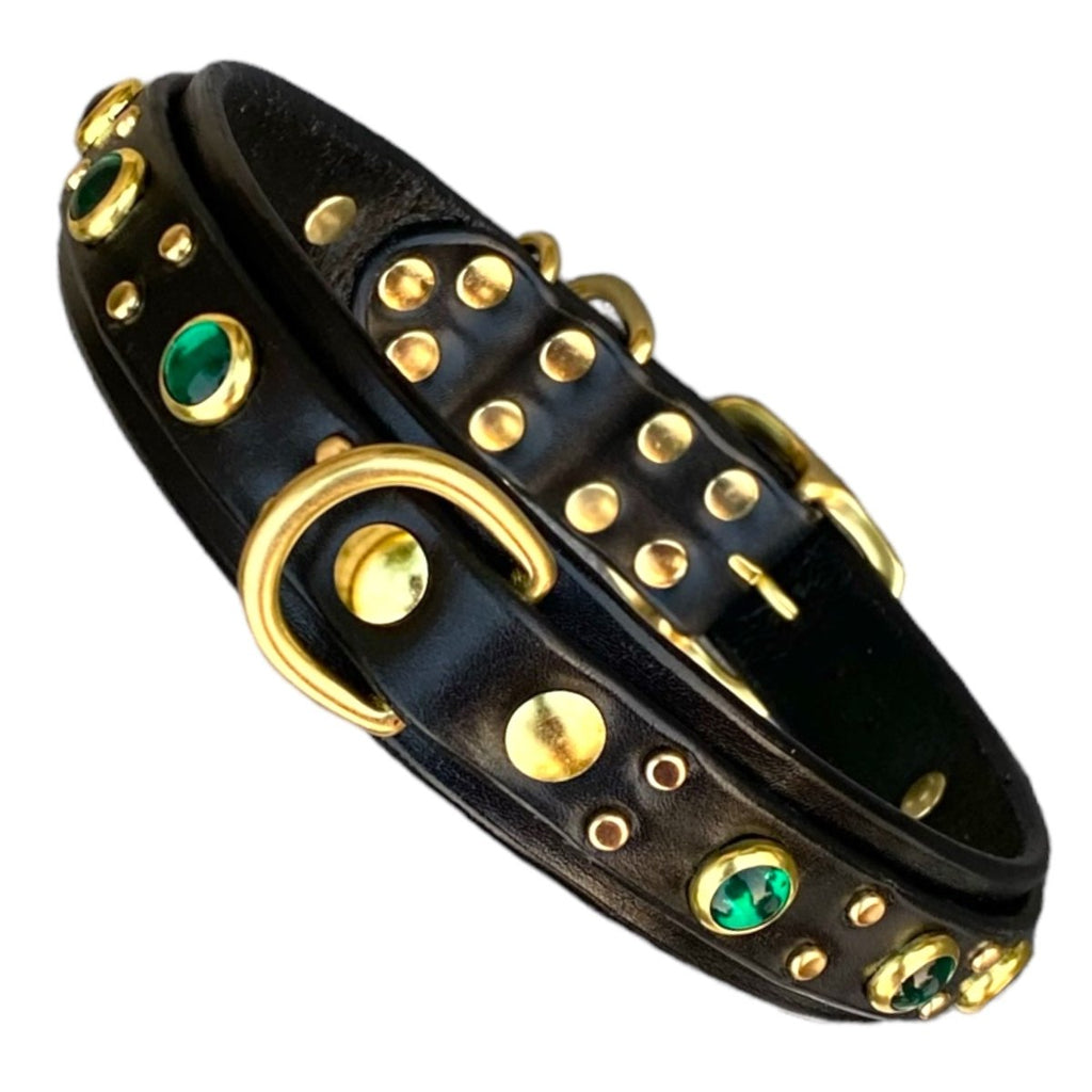 #leather - dog - collars# - #karma - collars#