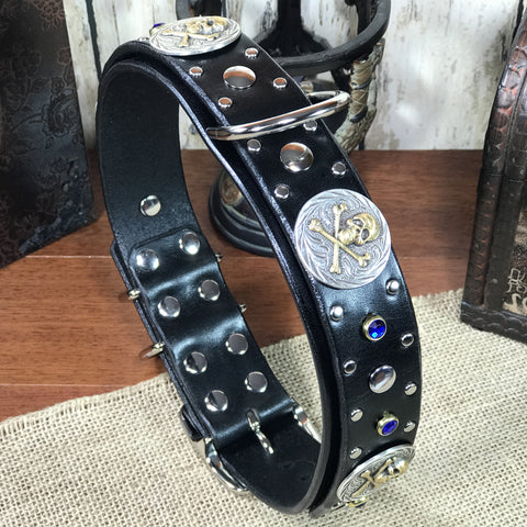  Zanzibar Leather Dog Collar, Collars, Karma Collars, Karma Collars: Custom Leather Dog Collars