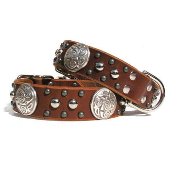 #leather-dog-collars# - #karma-collars#