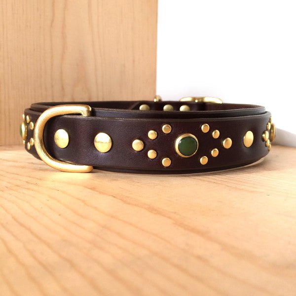 Phoenix Leather Dog Collar – Karma Collars: Custom Leather Dog Collars