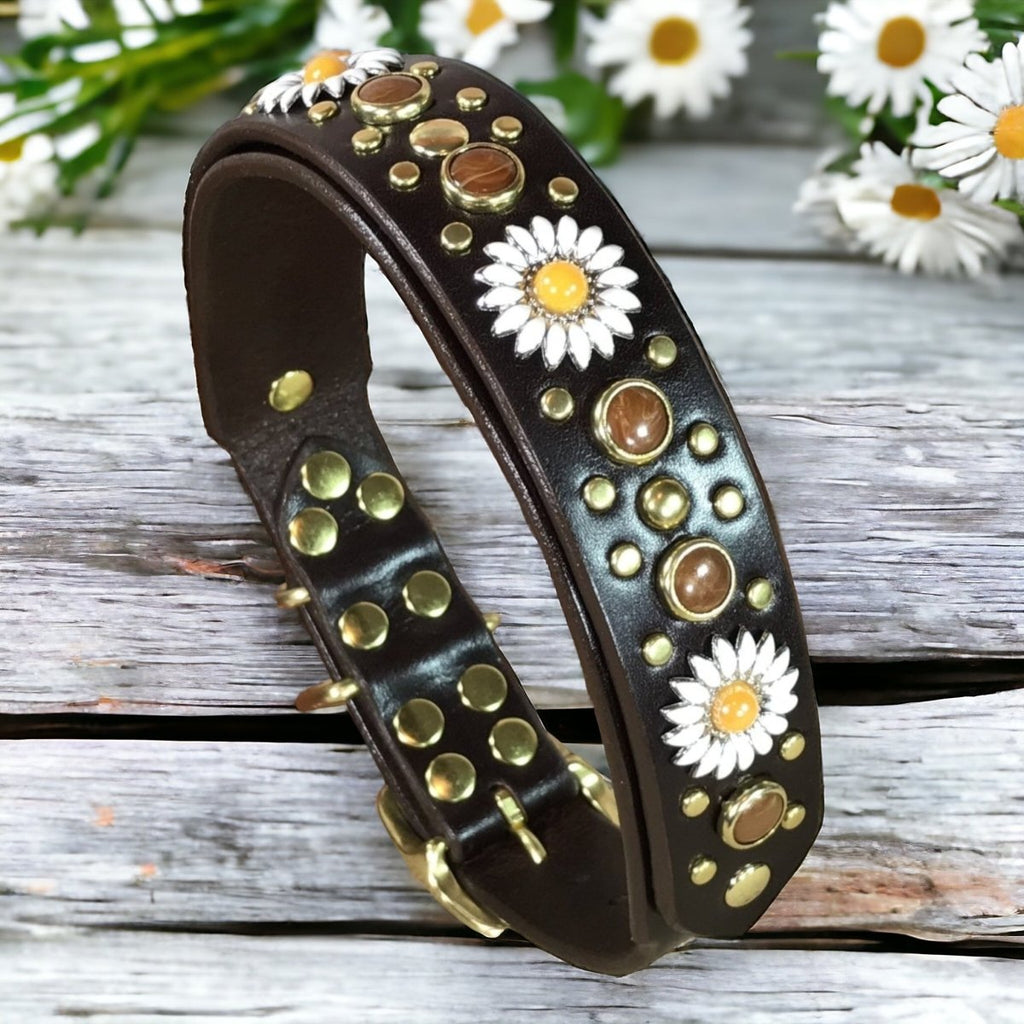 Custom Colles SHOP OUR CUSTOM DOG COLLARS/USA MADE โ Karma Collars: Leather Dog Collars