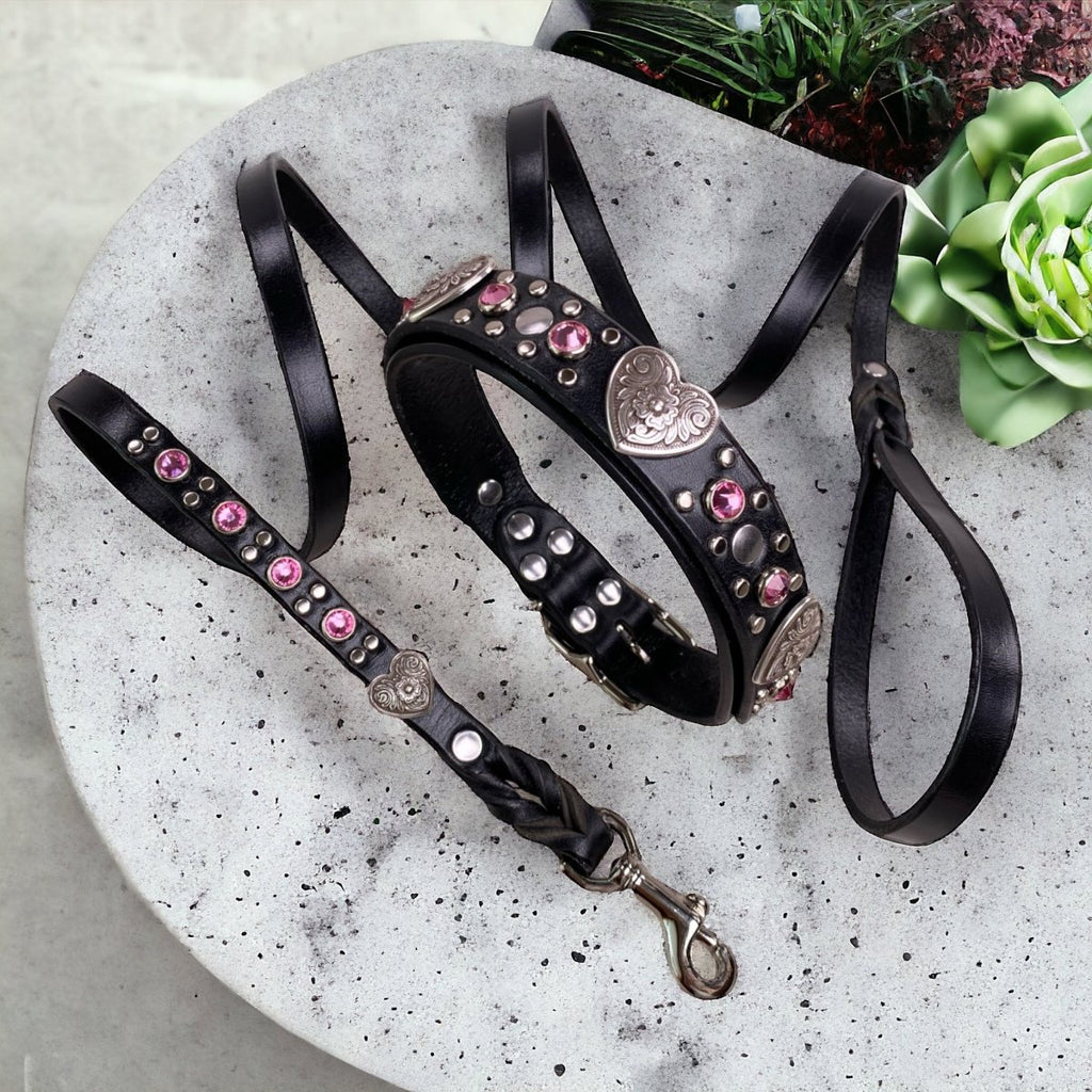 Custom Leather Dog Collar Milan | Karma Collars: Custom Leather Dog Collars