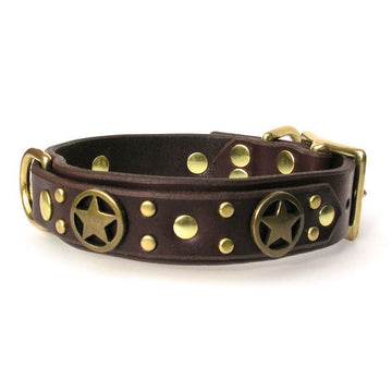 #leather-dog-collars# - #karma-collars#